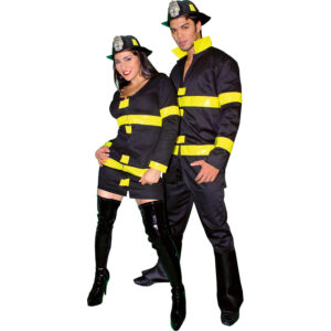 Bombero Negro Adulto